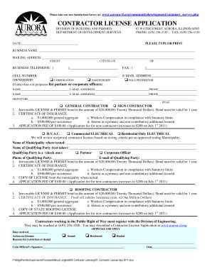 aurora il rental license.